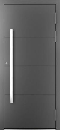 DRUTEX Alu Haustür Washington 1 in Anthrazit