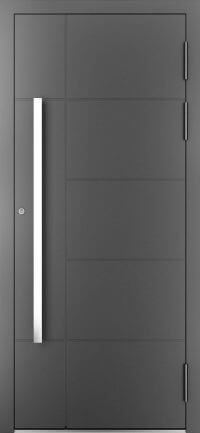 DRUTEX Alu Haustür Washington 3 (L) in Anthrazit