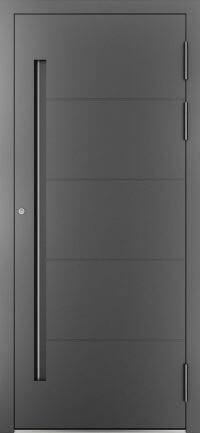 DRUTEX Alu Haustür Washington Pocket (L) in Anthrazit