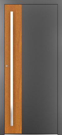 DRUTEX Alu Haustür Washington Wood (L) in Anthrazit