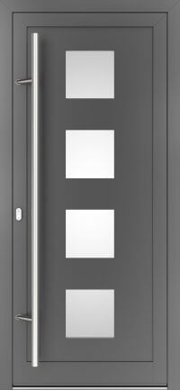 DRUTEX Alu Haustür Hawaii 1 in Anthrazit