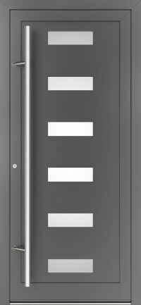 DRUTEX Alu Haustür California 2 C in Anthrazit