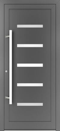 DRUTEX Alu Haustür Arizona 1 in Anthrazit