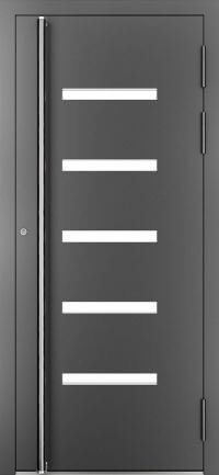 DRUTEX Alu Haustür Arizona 1 in Anthrazit