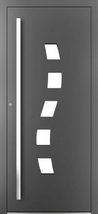 DRUTEX Alu Haustür Pennsylvania 2 (L) in Anthrazit