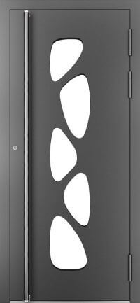 DRUTEX Alu Haustür Pennsylvania 4 in Anthrazit