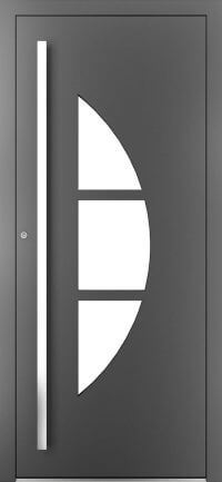 DRUTEX Alu Haustür Pennsylvania 5 (L) in Anthrazit