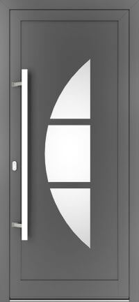 DRUTEX Alu Haustür Pennsylvania 5 R in Anthrazit