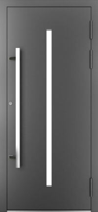 DRUTEX Alu Haustür New York 1 (C) in Anthrazit