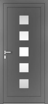 DRUTEX Alu Haustür Alaska 2 in Anthrazit