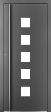 DRUTEX Alu Haustür Alaska 2 in Anthrazit