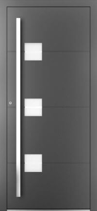 DRUTEX Alu Haustür Alaska 3 (L) in Anthrazit