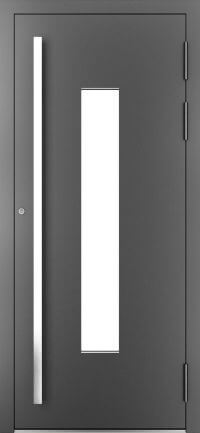 DRUTEX Alu Haustür Montana 1 in Anthrazit