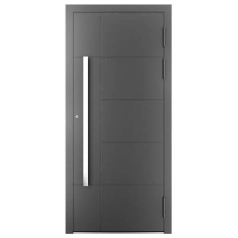 Aluminium Haustür Washington 3 L in Anthrazit