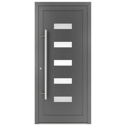 Aluminium Haustür California 1 C in Anthrazit