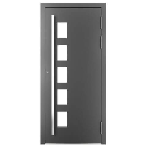 Aluminium Haustür Nebraska 1 in Anthrazit