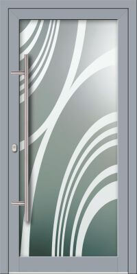 Aluminium Voordeur KN Vision Glass Sand VV-850-GLP01N