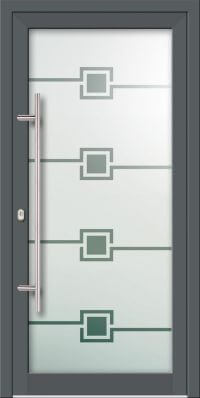 Aluminium Voordeur KN Vision Glass Sand VV-850-GLP05