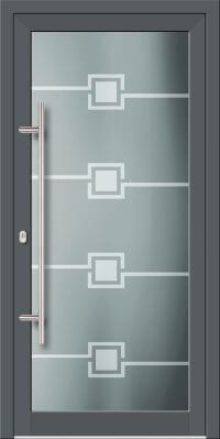Aluminium Voordeur KN Vision Glass Sand VV-850-GLP05N