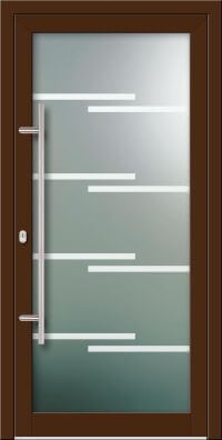 Aluminium Voordeur KN Vision Glass Sand VV-850-GLP07N