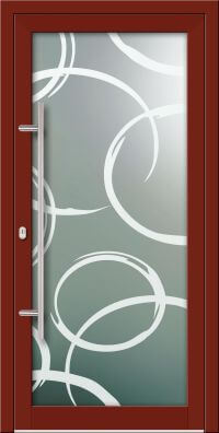 Aluminium Voordeur KN Vision Glass Sand VV-850-GLP09N