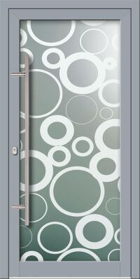 Aluminium Voordeur KN Vision Glass Sand VV-850-GLP10N
