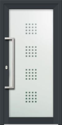 Aluminium Voordeur KN Vision Glass Sand VV-850-GLP11 Alternative