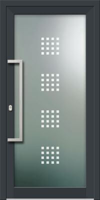 Aluminium Voordeur KN Vision Glass Sand VV-850-GLP11N
