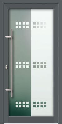 Aluminium Voordeuren KN Vision Glass Sand modellen VV-850-GLP13