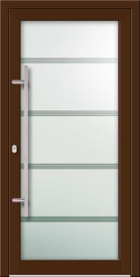 Aluminium Voordeur KN Vision Glass Sand VV-850-GLP14 alternatief