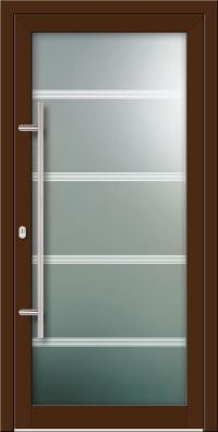 Aluminium Voordeuren KN Vision Glass Sand modellen VV-850-GLP14N