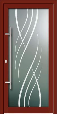 Aluminium Voordeuren KN Vision Glass Sand modellen VV-850-GLP16N