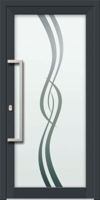 Aluminium Voordeur KN Vision Glass Sand VV-850-GLP19