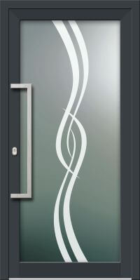 Aluminium Voordeur KN Vision Glass Sand VV-850-GLP19N