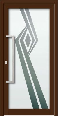 Aluminium Voordeur KN Vision Glass Sand VV-850-GLP20