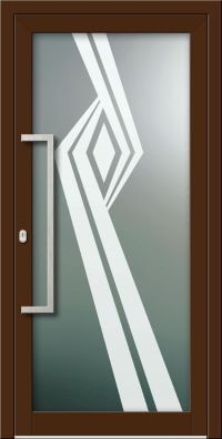 Aluminium Voordeur KN Vision Glass Sand VV-850-GLP20N