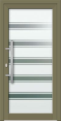 Aluminium Voordeur KN Vision Glass Sand VV-850-GLP22 alternatief