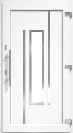 Drutex Haustür Dresden in Weiß