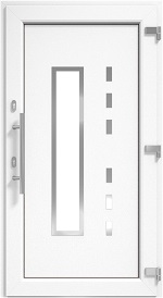 Drutex Haustür Hannover in Weiß