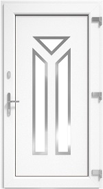 Drutex Haustür Münster in Weiß