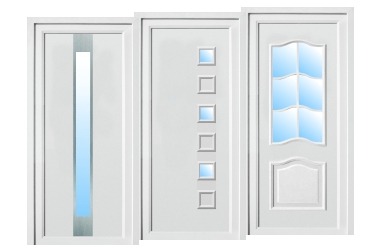 KN-voordeurmodellen in wit