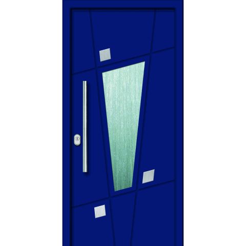 Haustür DVF-730 in blau