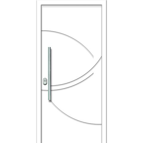 Haustür DVF-744 weiß