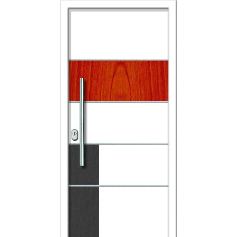 Haustür DVF-777D in weiß