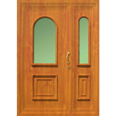 Haustür Modell Bayreuth DV-04 + Seitenteil BK-02