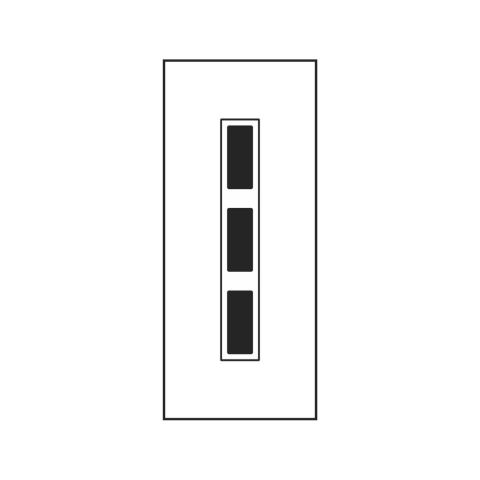 Technische Zeichnung Haustür DV-501