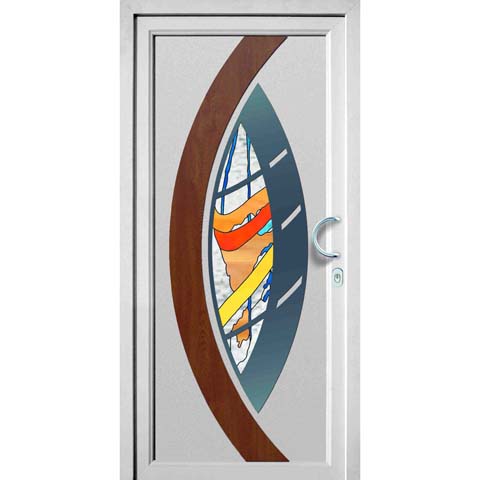 Haustür DVF-214-D-GL214V1