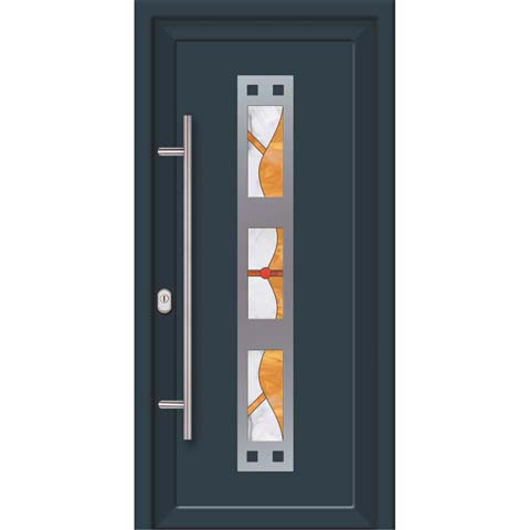 Haustür DV-433-N-GL433V1