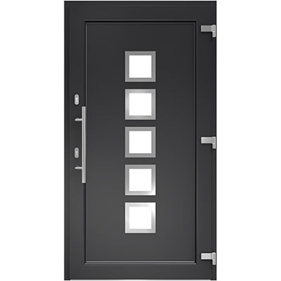 DRUTEX Haustür Anthrazit - Modell Bochum