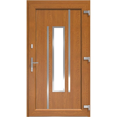 DRUTEX Haustür Golden Oak - Modell Dresden